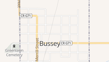 Bussey, Iowa map