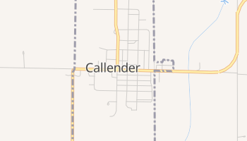 Callender, Iowa map