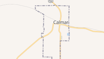 Calmar, Iowa map