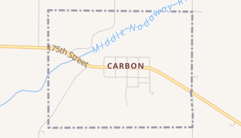 Carbon, Iowa map