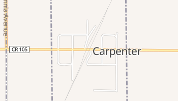 Carpenter, Iowa map