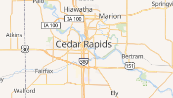 Cedar Rapids, Iowa map