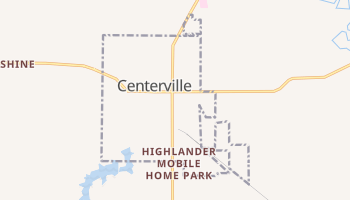 Centerville, Iowa map