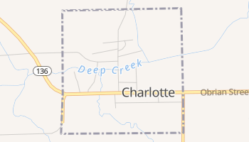 Charlotte, Iowa map