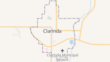 Clarinda, Iowa map