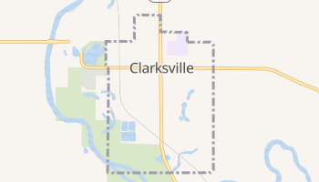 Clarksville, Iowa map