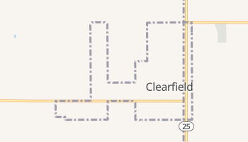 Clearfield, Iowa map