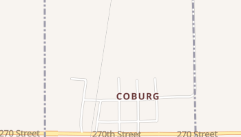 Coburg, Iowa map