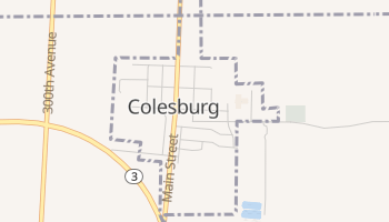 Colesburg, Iowa map