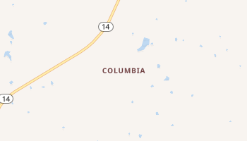 Columbia, Iowa map