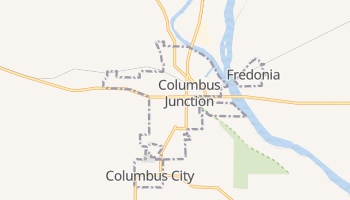 Columbus Junction, Iowa map