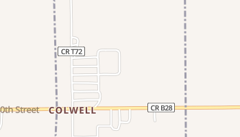 Colwell, Iowa map