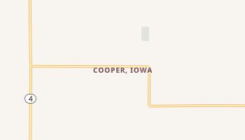 Cooper, Iowa map