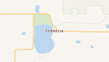 Cornelia, Iowa map
