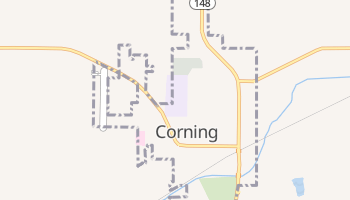 Corning, Iowa map