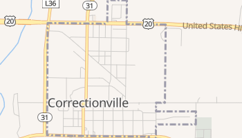 Correctionville, Iowa map