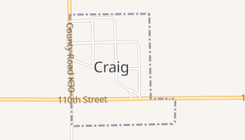 Craig, Iowa map