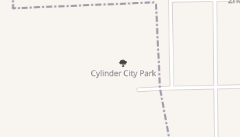 Cylinder, Iowa map