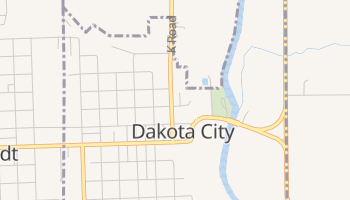 Dakota City, Iowa map