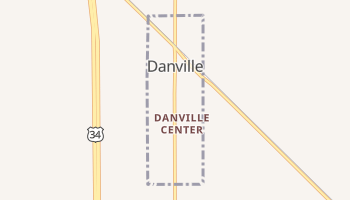 Danville, Iowa map