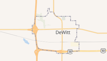 De Witt, Iowa map