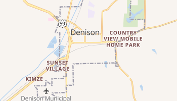 Denison, Iowa map