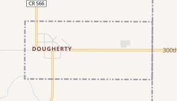 Dougherty, Iowa map