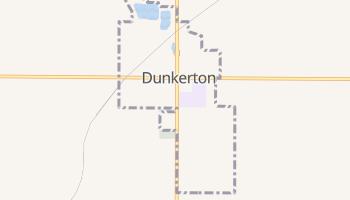 Dunkerton, Iowa map