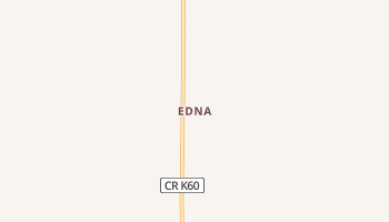 Edna, Iowa map