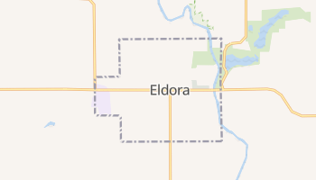 Eldora, Iowa map