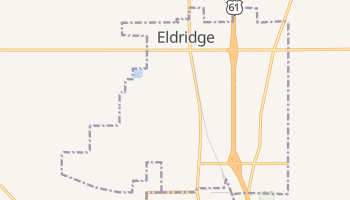 Eldridge, Iowa map