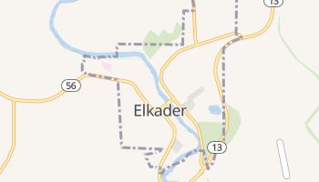 Elkader, Iowa map