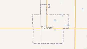 Elkhart, Iowa map