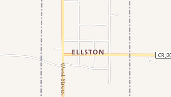 Ellston, Iowa map