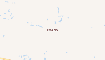 Evans, Iowa map