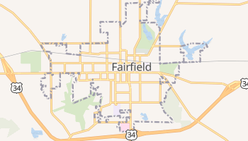 Fairfield, Iowa map