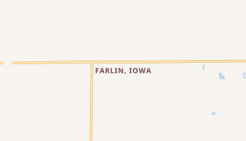 Farlin, Iowa map