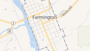 Farmington, Iowa map
