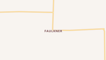 Faulkner, Iowa map