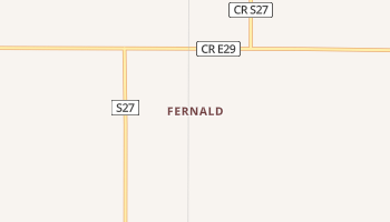 Fernald, Iowa map