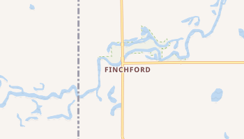 Finchford, Iowa map