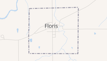 Floris, Iowa map