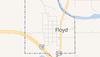 Floyd, Iowa map