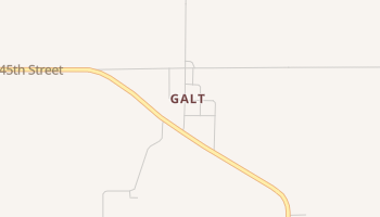 Galt, Iowa map