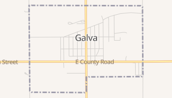 Galva, Iowa map