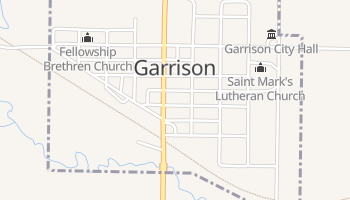 Garrison, Iowa map