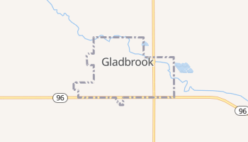 Gladbrook, Iowa map
