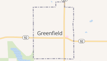 Greenfield, Iowa map