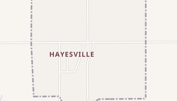 Hayesville, Iowa map