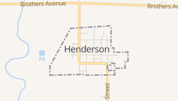 Henderson, Iowa map